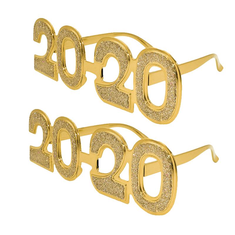 4pcs Year Party Photobooth Props Glasses Frames Fun Spectacles Frames Party Supplies Accessories Photo Prop 1pc 2pc A35