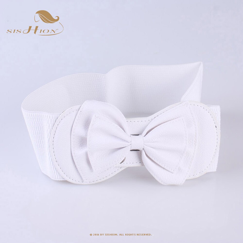 Elastic Waistband for Dress Accessories VD2626 ремень женский Women Red Black Wide Corset портупея Korean Belt with Bow