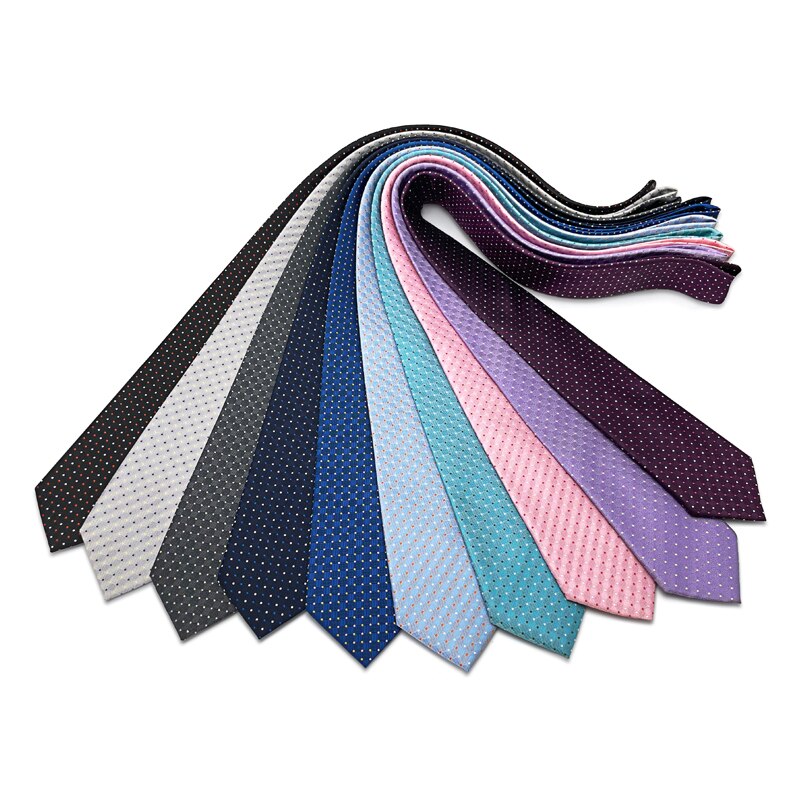 8 Cm Luxe Stropdas Voor Mannen Desiger Plaid Dot Mode-Business Stropdas Mannelijke Met Doos