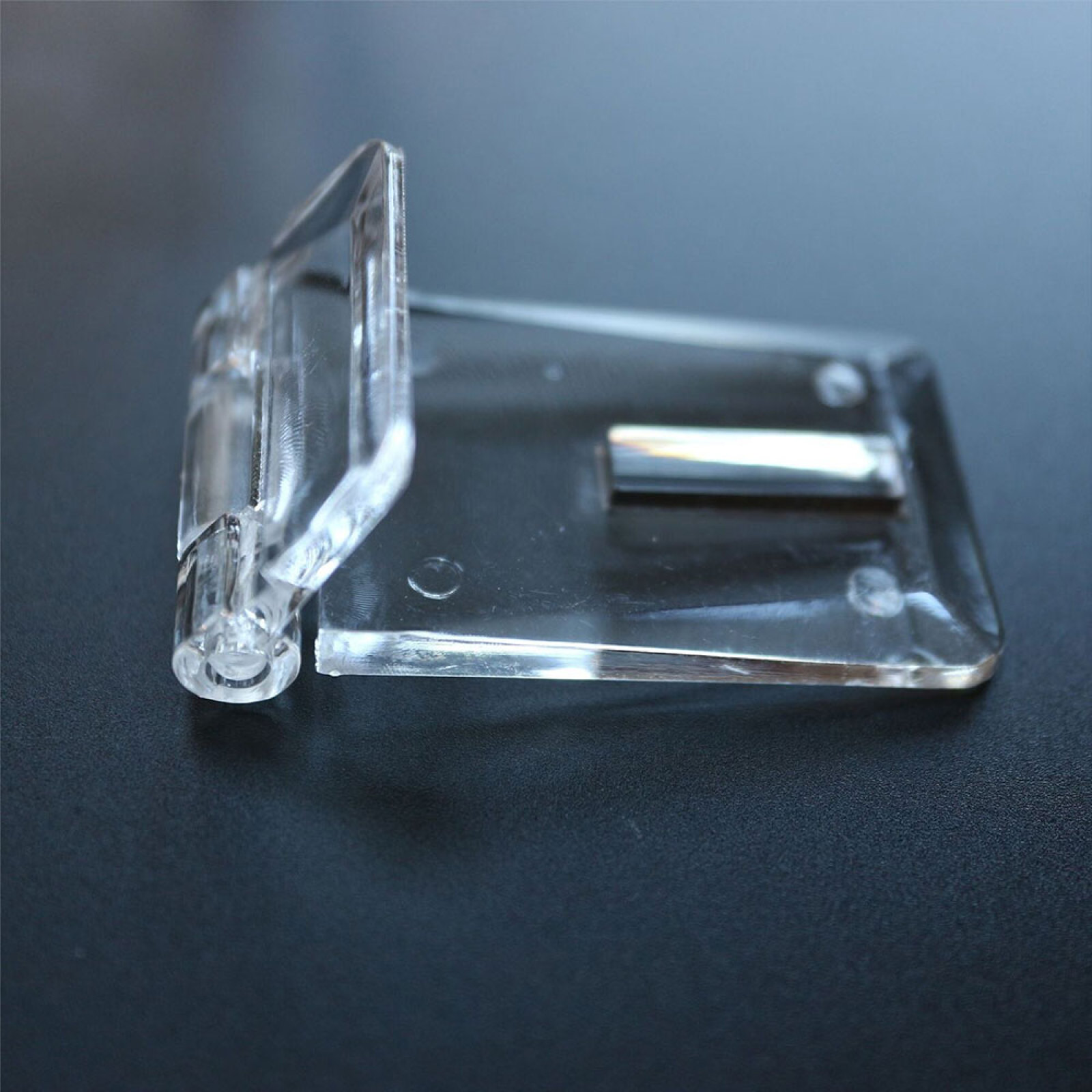 ​Transparent Lock Acrylic Door Box Drawer Lock Hinge Door Latch Plastic Clasp Buckles Clear Acrylic Hasp & Staple Set 1/2/5pcs