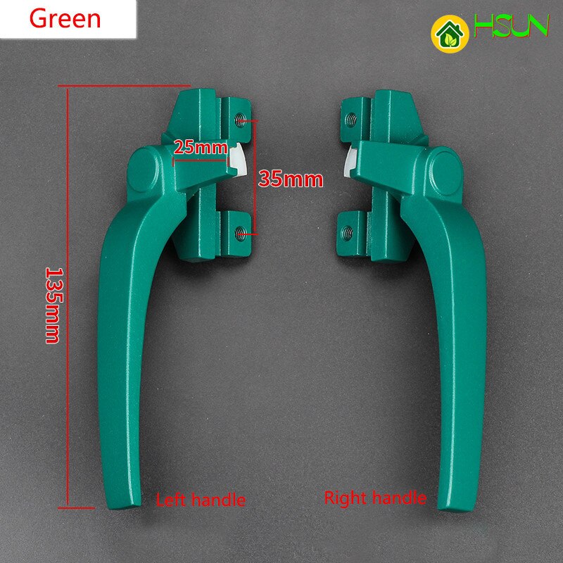 1pc Window Handle Lock Handle sliding window handle Aluminum Alloy window lock anti-theft lock