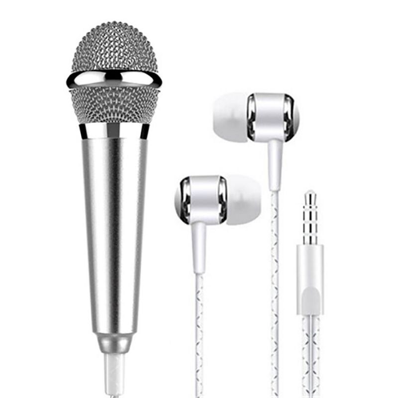 Live Mobile Phone Universal Wired Microphone Small Microphone Condenser Headset In-ear Headphones # 22: S1