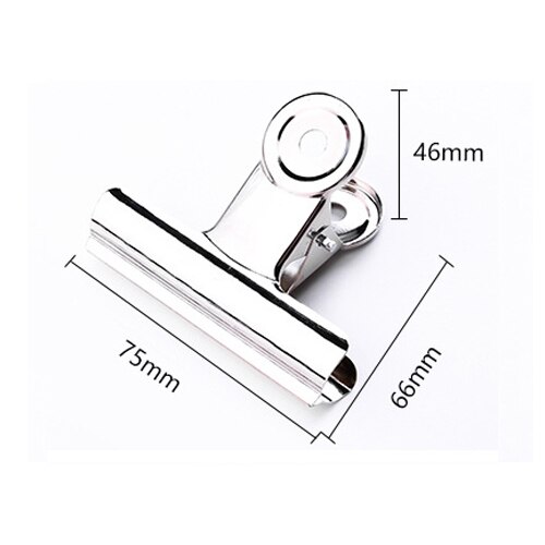1p Powerful Metal Clip Stationery Office Supplies Household Folder Fixing Small Book Clip Extra Large Sketch Board Drawing Clip: 75cm-1p