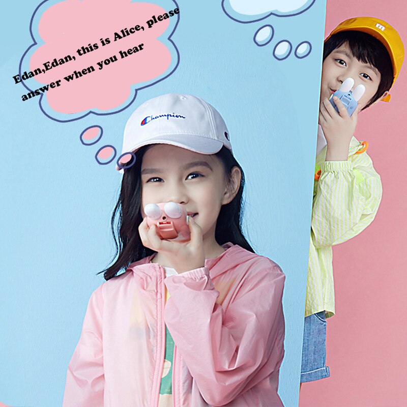 Walkie Talkie portátil para niños, juguete de Walky Talky, Radio bidireccional, juguete para niños de 4 a 12 años, para interiores y exteriores, senderismo y aventura