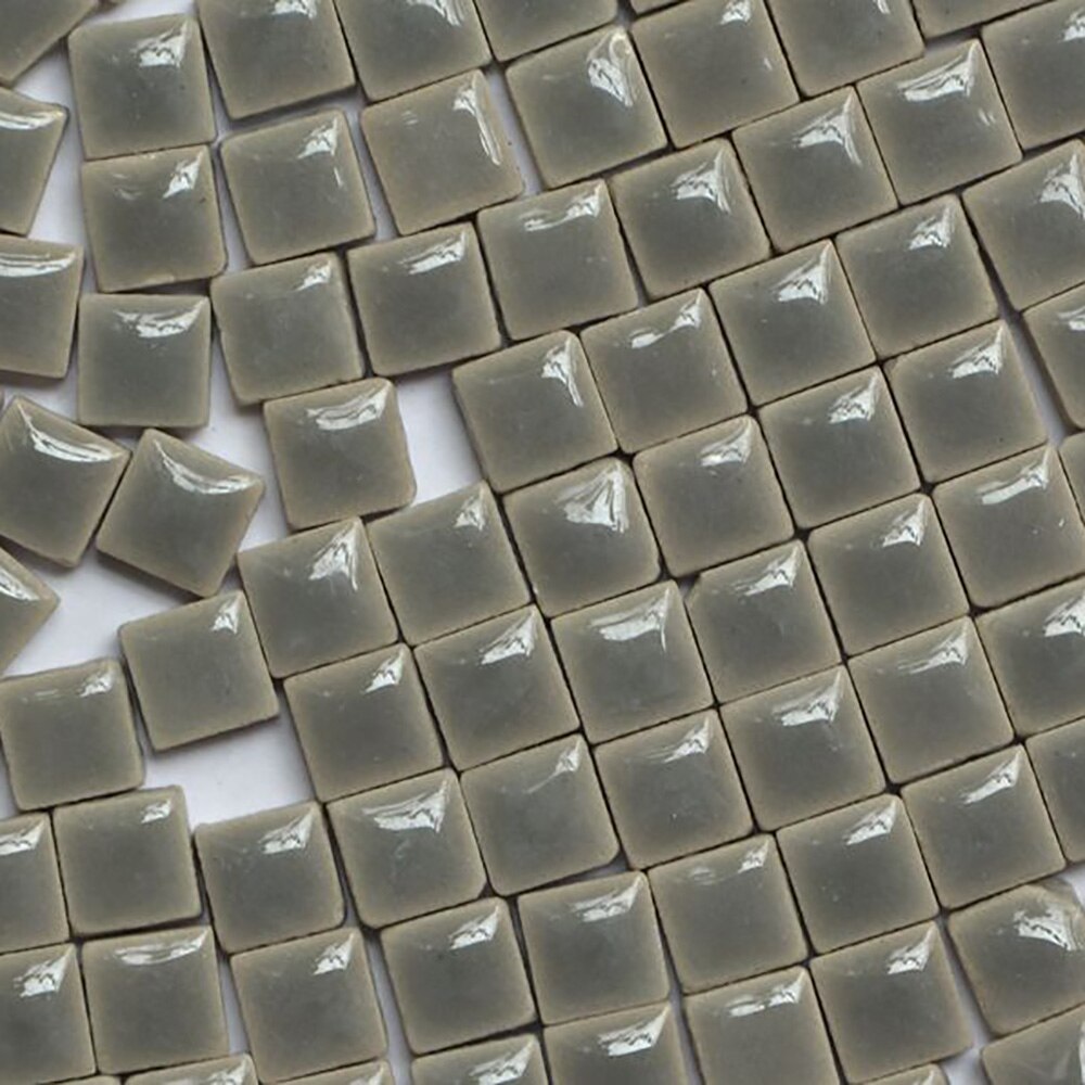 100pcs Multicolor Glass Mosaic Tile Square Ceramic Mosaic Tiles DIY Arts Crafts Making Material