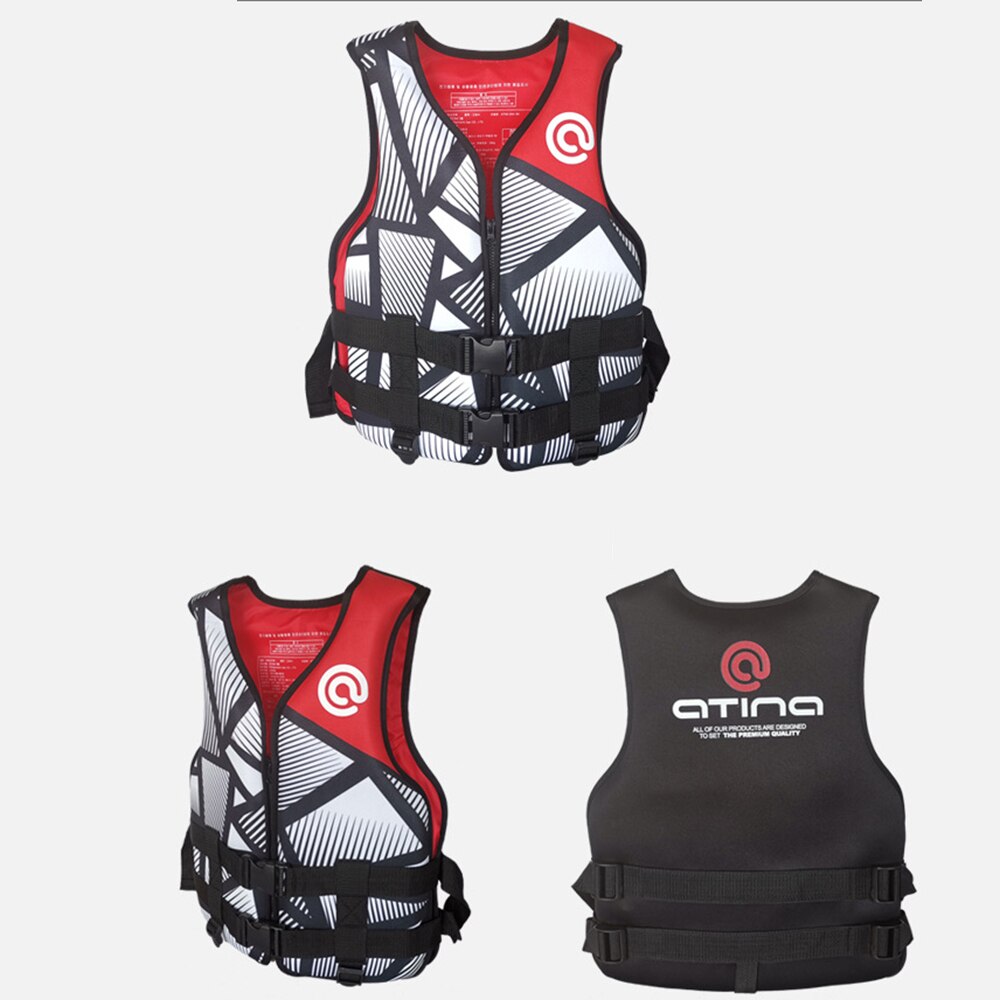 Chaleco salvavidas de neopreno para adultos, , flotabilidad, deportes acuáticos, pesca, Kayak, remo, natación, Rafting, seguridad