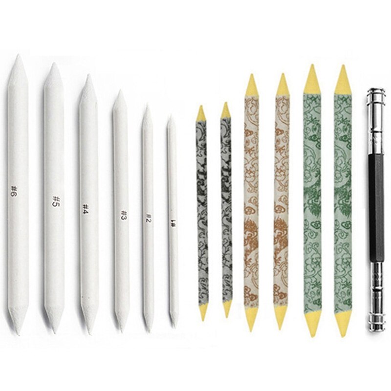 Art Supplies 28 Sets of Paper Eraser Pen Set Sand Board Plastic Rubber Student Sketch Drawing Tools