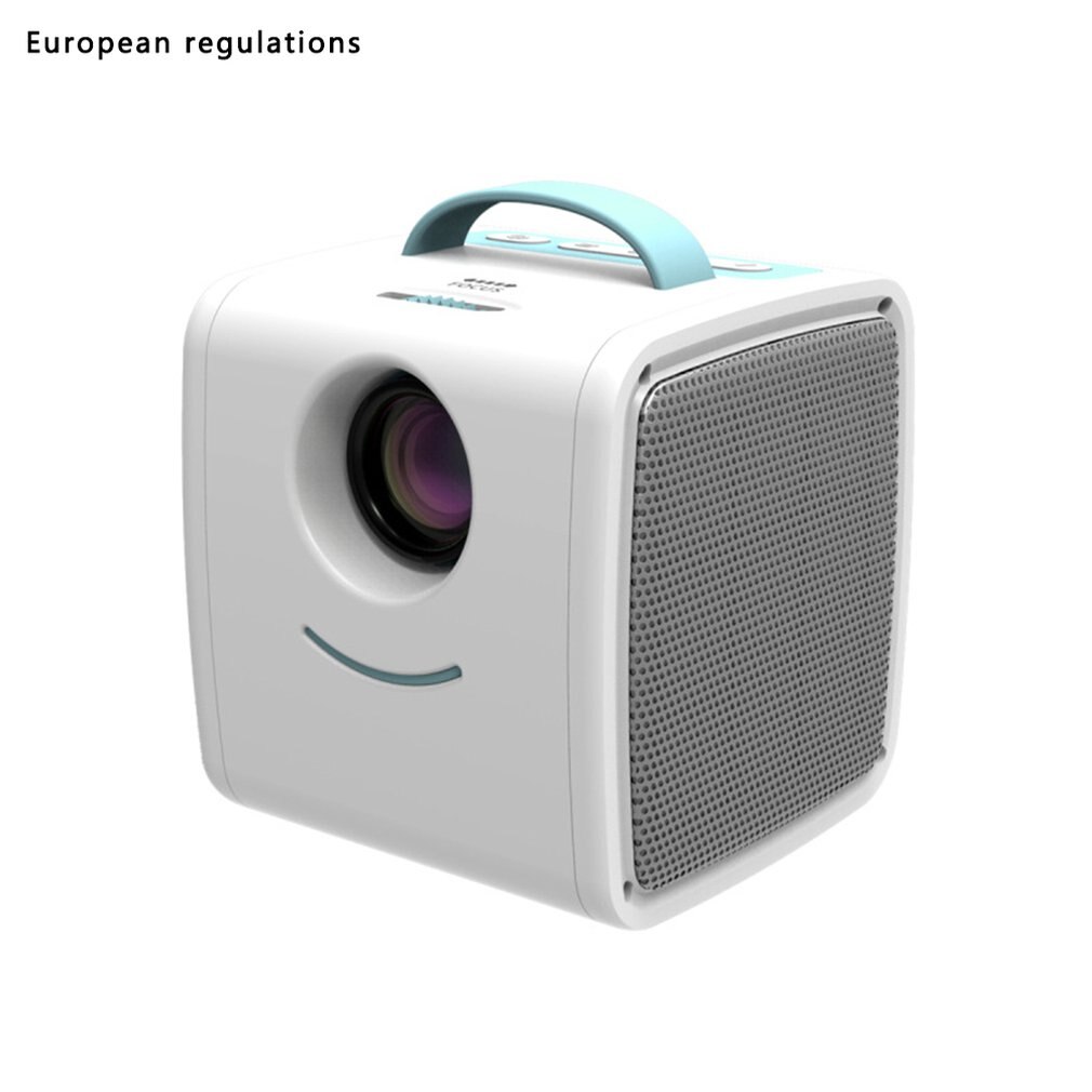 Q2 MINI Projector Children Education Children's Parent-child Projector LED TV Home Beamer Wireless Wifi Display Screen UK: EU