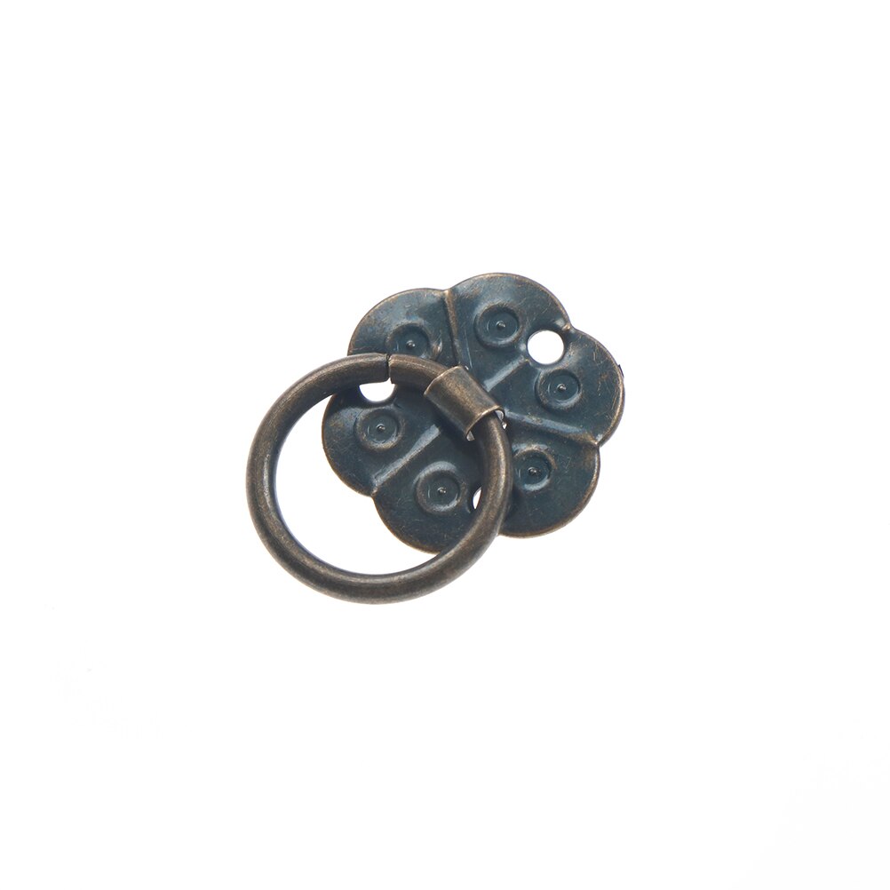 Um conjunto de bronze clássico tom quincunx gaveta armário de mesa porta puxar caixa puxadores móveis alças ferragem com parafuso