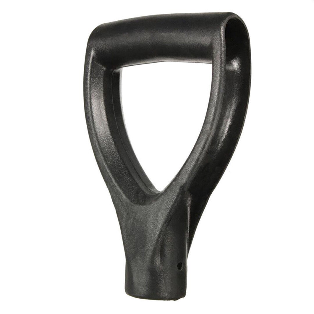 32mm D-shaped steel shovel handle Black Plastic Replacement Accessories Snow Shovel Top Handle Garden Digging Raking Tools