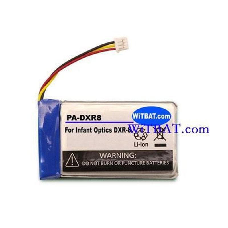 1500 mah Batterij 3.7 v voor Infant Optics DXR-8 Babyfoon Bateria Li-Po Polymeer Oplaadbare Accumulator Vervanging + track Code