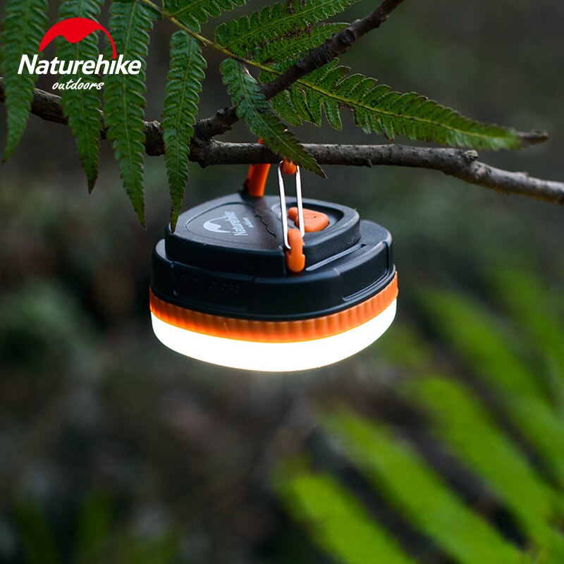 Naturehike udendørs camping lampe vandtæt lanterne magnetisk telt lys