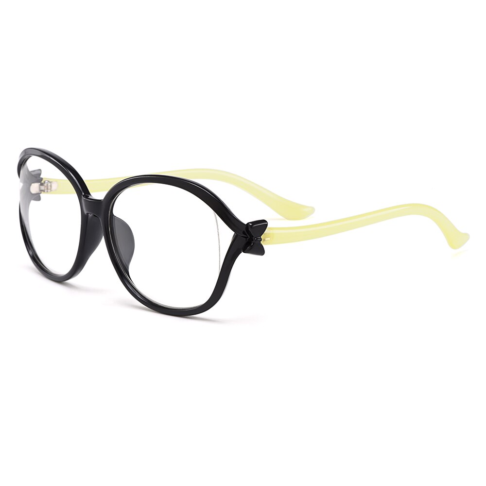 Gmei óptico cuadrado urltra-luz TR90 mujeres llanta completa Gafas ópticas marcos femenino plástico miopía gafas M8158: C1