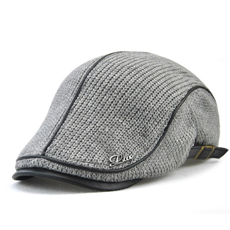 Berretti da campeggio Unisex in lana con cappuccio da Golf cappelli da sole regolabili: Grigio scuro