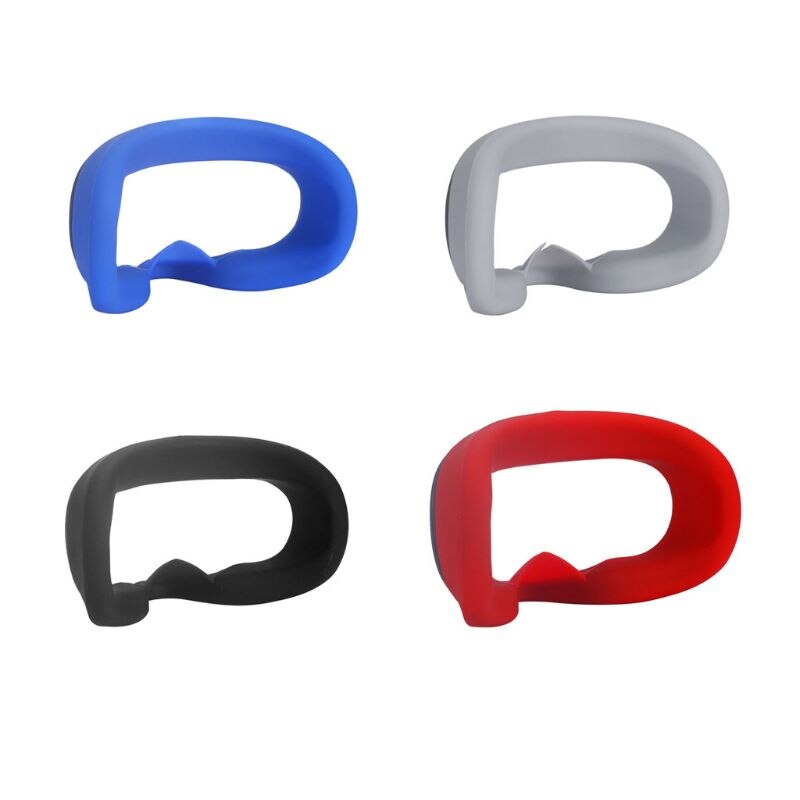 Soft Anti-sweat Silicone Eye Mask Case Cover Skin for oculus Quest VR Glasses L4MD