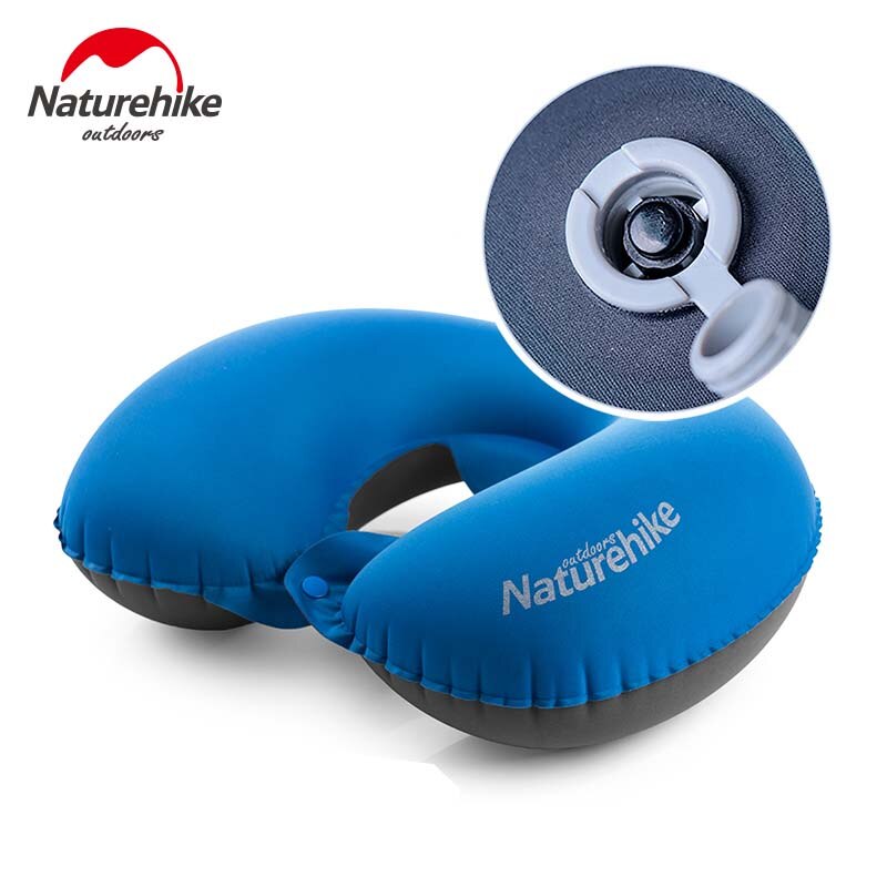 Naturehike Nekkussen Opblaasbare Reizen Kussens Compacte Draagbare Hoofd En Nek Ondersteuning Air Kussens U Vorm Hoofdsteun Kussen