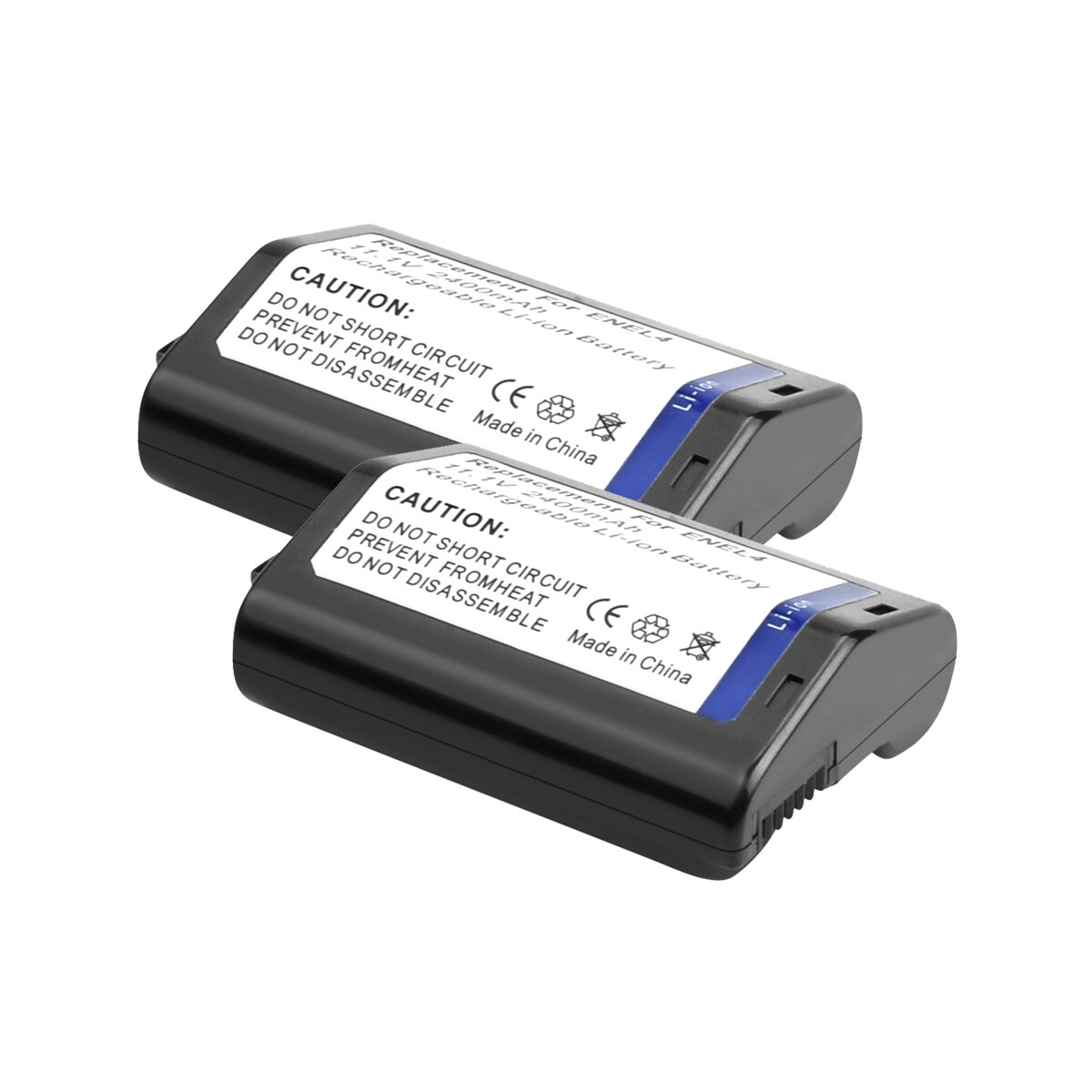 11.1V 2400mAh Li-ion EN-EL4A EN-EL4a ENEL4 EN EL4 Battery for Nikon D3S D2H D2Hs D3 D2Xs D2X D300 F6 D2Z D3X F6 Grip L15