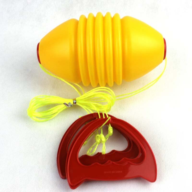 Children&#39;s outdoor sports toys double person cooperative pull, kindergarten, children&#39;s fitness, children&#39;s interaction ball.: yellow