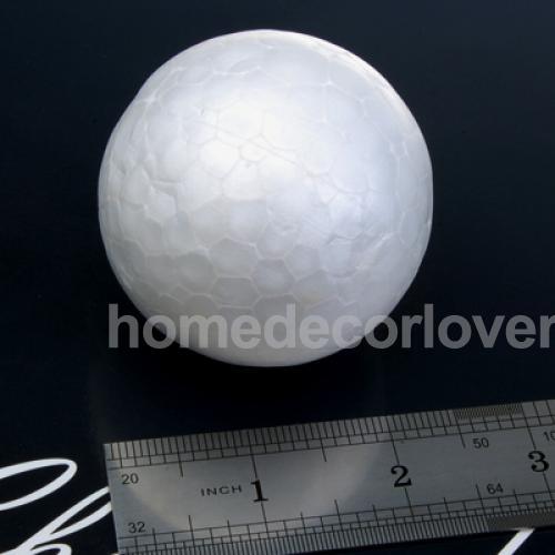 Lot 6cm Craft Styrofoam Polystyrene BALL White 10 ... – Vicedeal