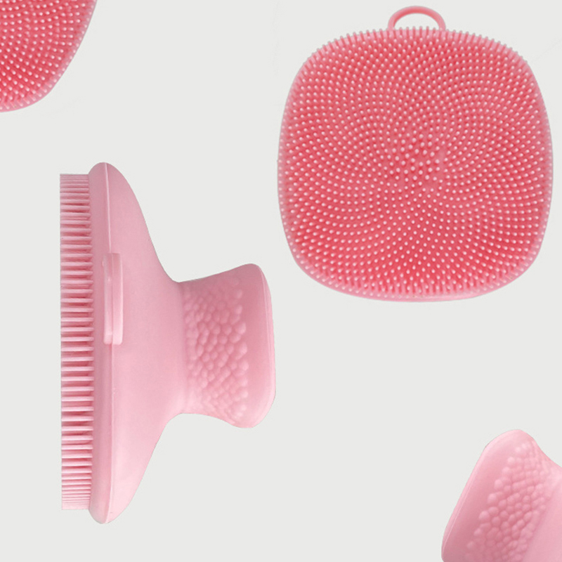 Cepillo de limpieza Facial de silicona, almohadilla de lavado, exfoliante, eliminador de espinillas, limpieza Facial profunda, cepillos faciales, masajeador de baño para bebé