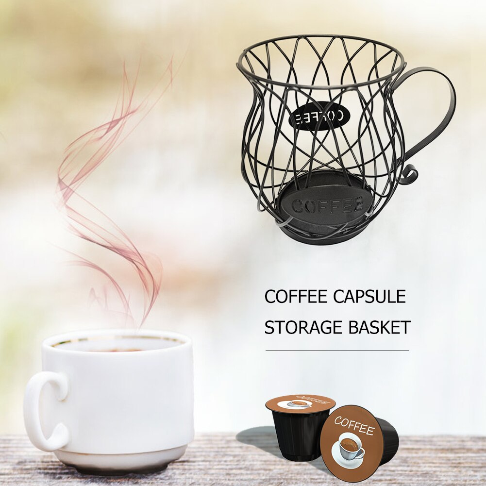 Universele Koffie Capsule Opslag Mand Koffie Cup Mand Vintage Koffie Pod Organizer Capsules Houder Voor Home Cafe Hotel