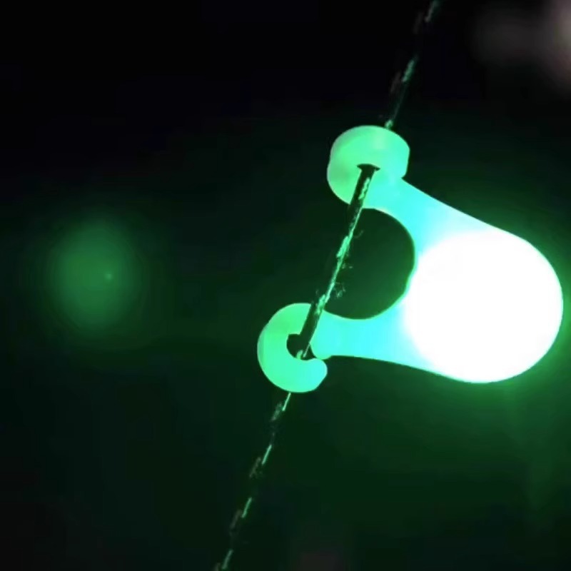 1-20Pcs Outdoor Camping Anti-trip Tent Rope Tip Light Wind Rope Warning Light Tip Light Riding Safety Signal Light Decoration