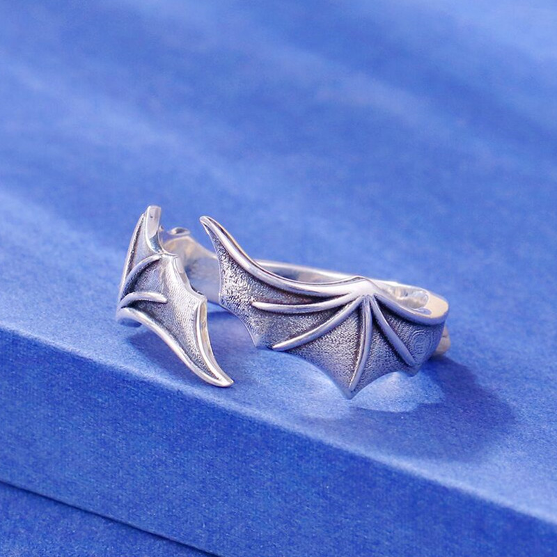 Anelli in argento Sterling 925 con ala del diavolo per le donne gioielli di design di lusso all'ingrosso gioielli GaaBou