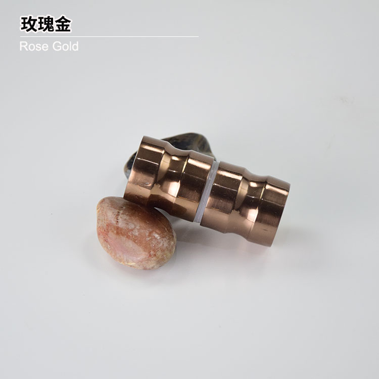 Håndtag i rustfrit stål, glasdørhåndtag, (xyls -027): Rose-guld