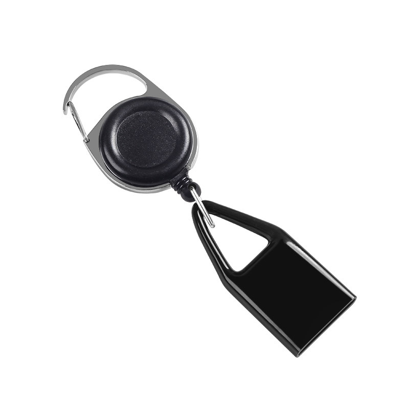 Draagbare Aansteker Hoes Hoes Tas Houder Riem Tas Met Sleutelhanger Intrekbare Touw Clip Aansteker Tas Case: Black