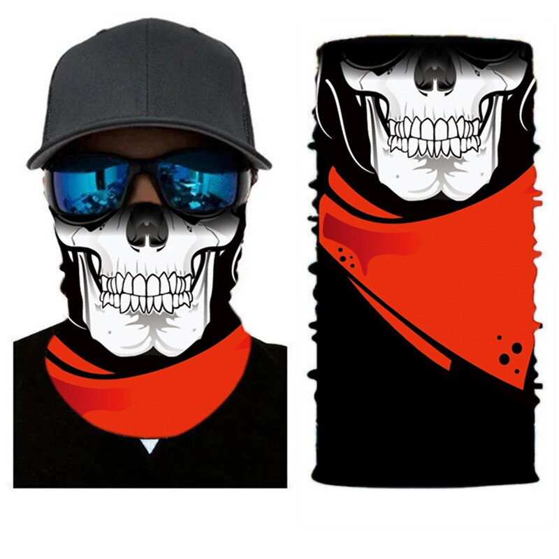 Stirnband Bandana Schädel Gesicht Maske Schal Maske Geist Sturmhaube Masken Radfahren Kopf Schal Nacken Halloween Party Gesicht Maske: 37