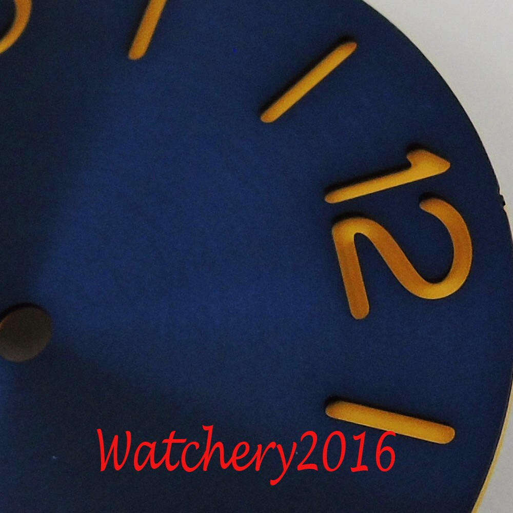 Nologo 38.5Mm Horloge Sandwich Dial Fit 6497 6498 Beweging