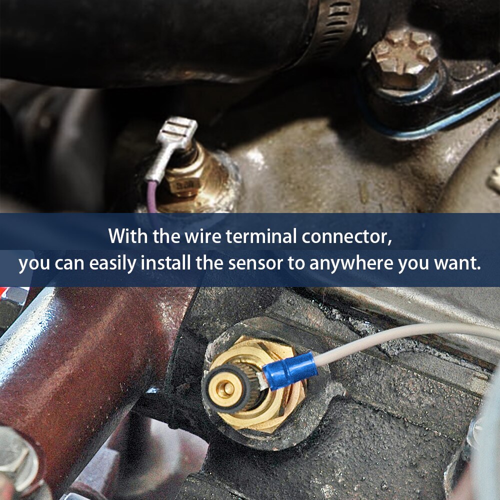 1/8 Npt Temperatuur Temp Sensor Water Olie Unit Sender Gauge Elektrische Sender