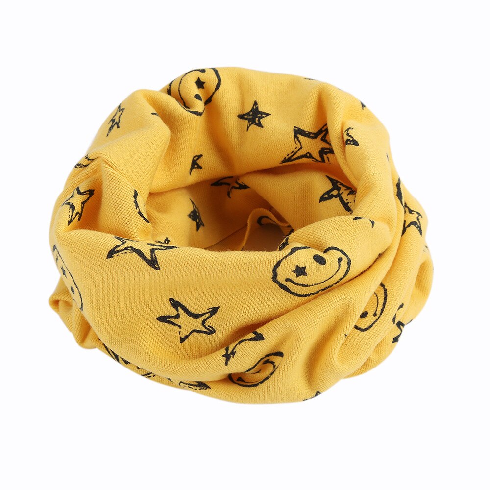 Bandana Children Warm Cotton Scarf Boy Girl Scarf Shawl Spring Neckerchief Magic Scarf Foulard Балаклава Шарф Женский Шарф #30: Yellow