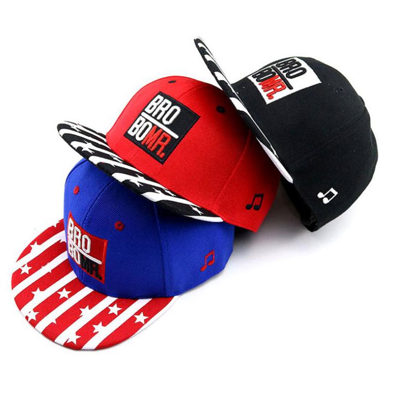 Doitbest 2 to 8 Years old Children Baseball Cap summer Spring Hip Hop kids Sun Hat striped letters Boys Girls snapback Caps