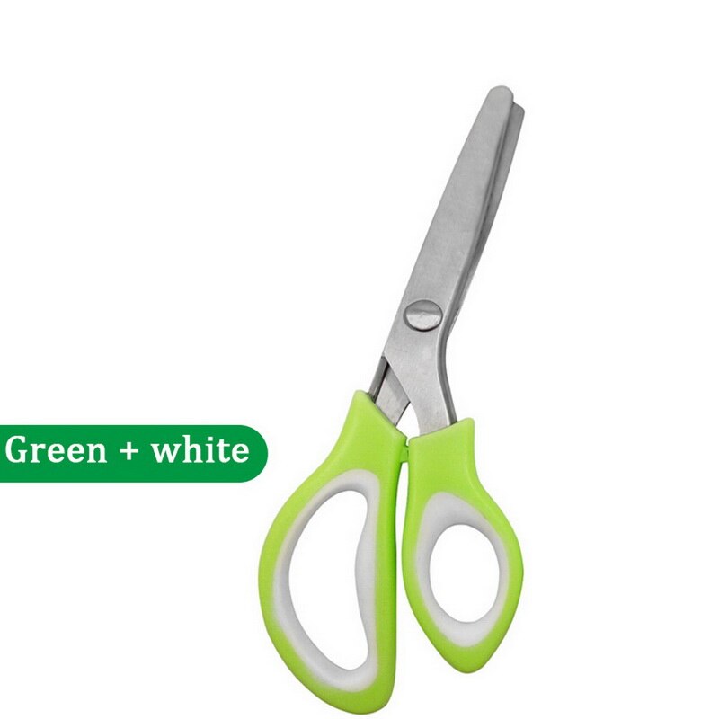 1 Pc Handmade Children DIY Scissors prevent hand injury Album Lace Scissors Card Photo Pattern Scissors Cartoons Lace Scissors: G266361A