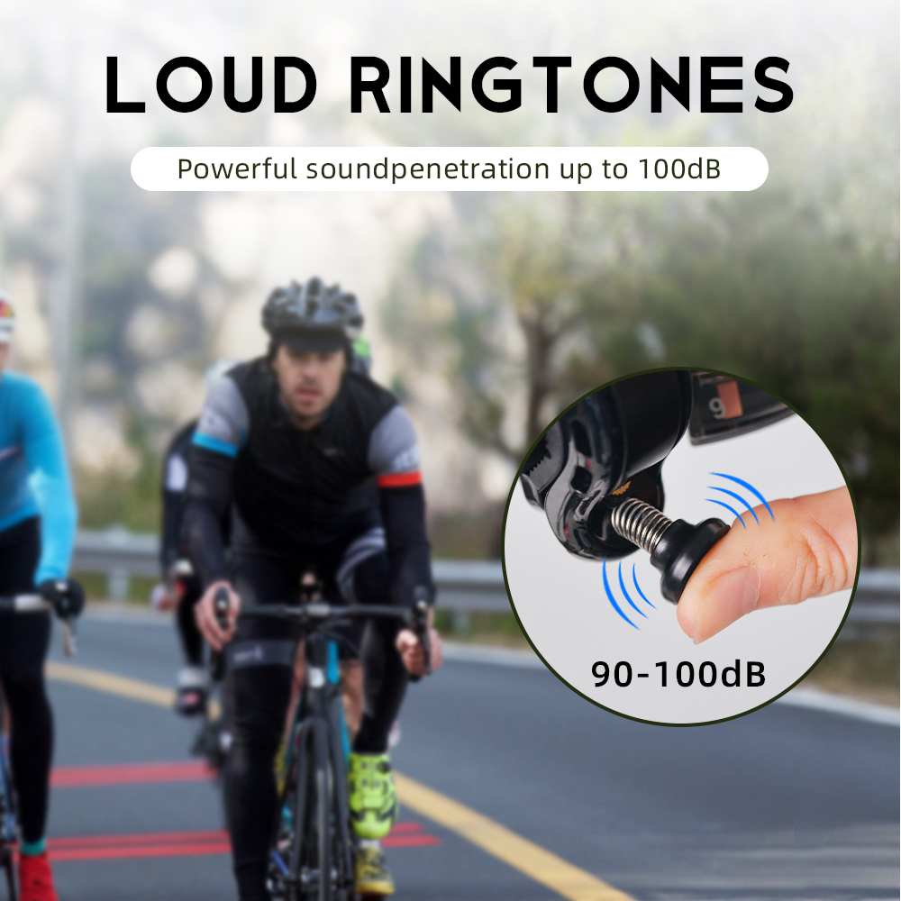 ThinkRider Bicycle Bell Invisible Cycling Safety Signal Warning Sound Loud and Clear Ringtone Horn MTB bike Accessories