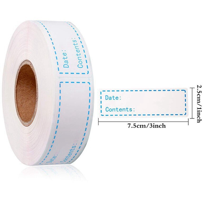 400PCS Kitchen Sticker Refrigerator Freezer Food Storage Container Jar Packing Date Content Label Marker Spice Stickers