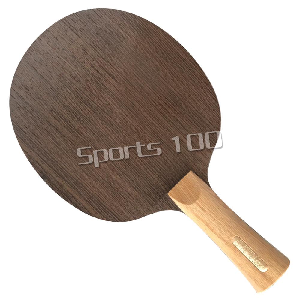 Sanwei-Dinamo de madera de 5 capas, mango de ciprés, hoja de Ping pong ligera y rápida para tenis de mesa
