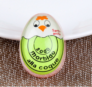 1PC Egg Boiled Gadgets for Decor Utensils Kitchen timer Things All Accessories Timer Candy Bar Cooking Yummy Alarm decoracion: green