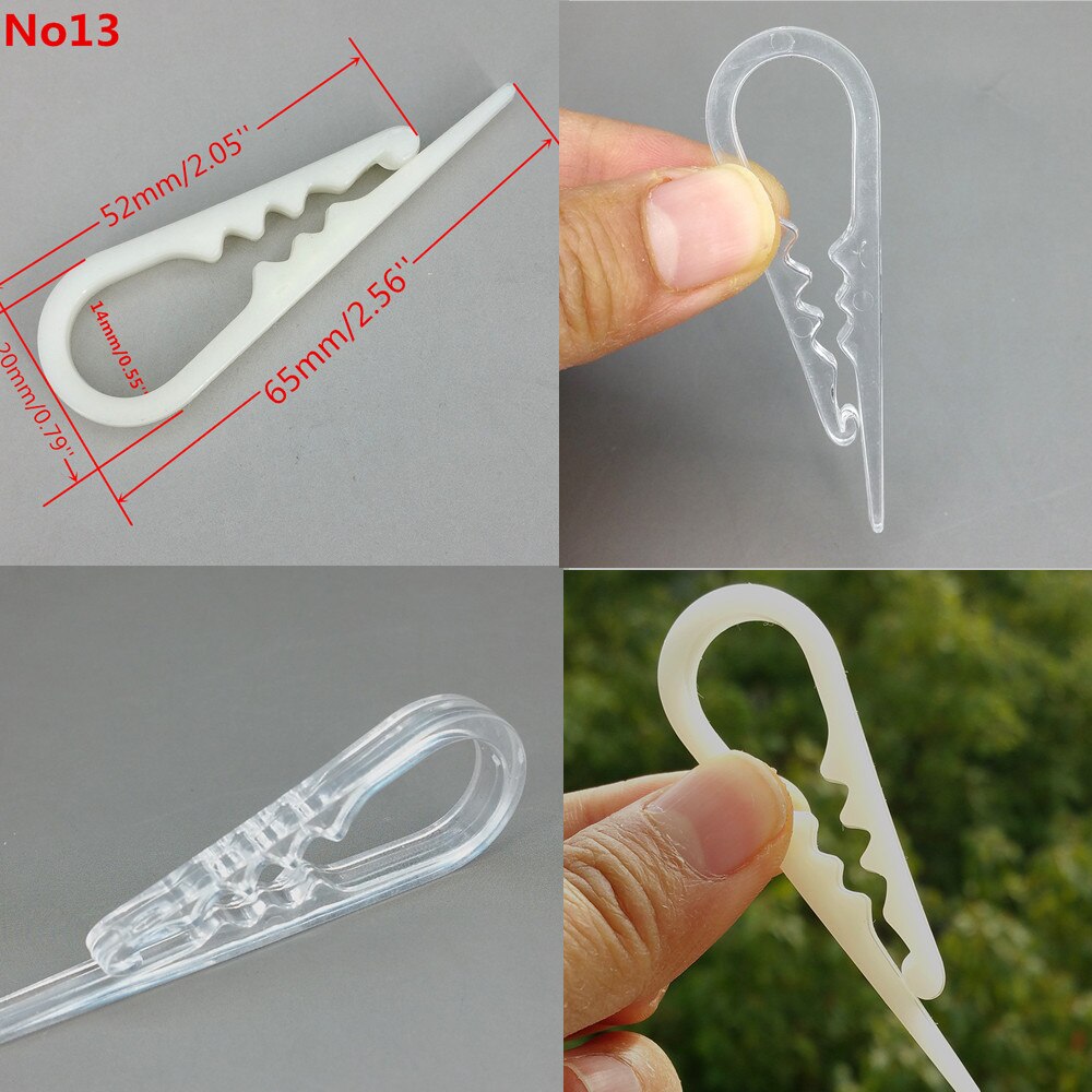 Plastic Clear Fasten Gripping Clamp Small Clip Uneven For Apparel Garment Clothing Shirt Package Accessories 1000pcs