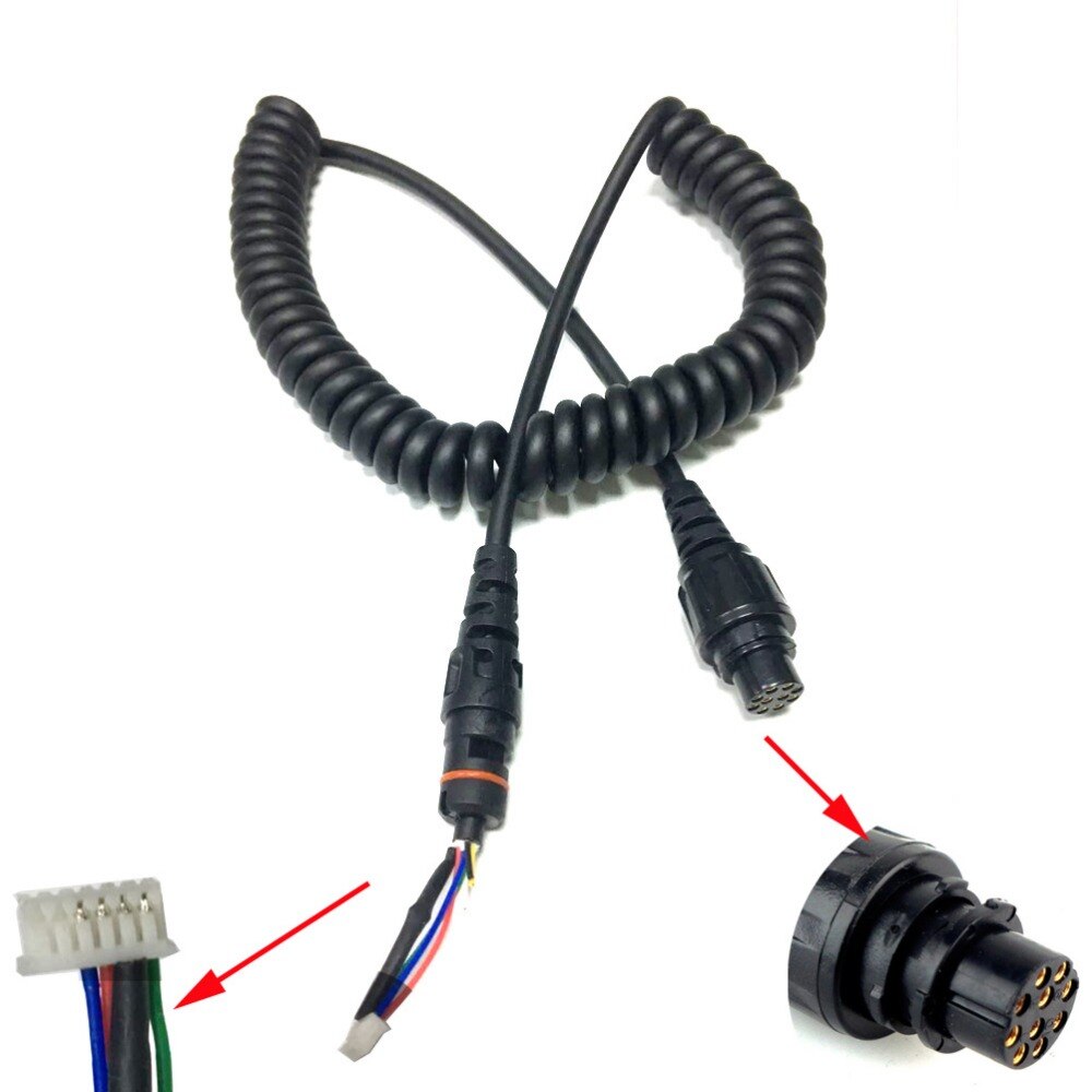 Ersatz DIY für SM16A1 MIC mikrofon lautsprecher kabel 10 pins für Hytera HYT MD780 MD780G MT680 etc auto radio