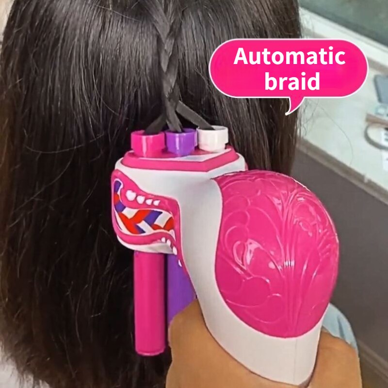 Automatische Haar Vlecht Kinderen Lui Drie-Strand Haar Apparaat Meisje Twist Vlecht Elektrische Gevlochten Artefact Kinderen