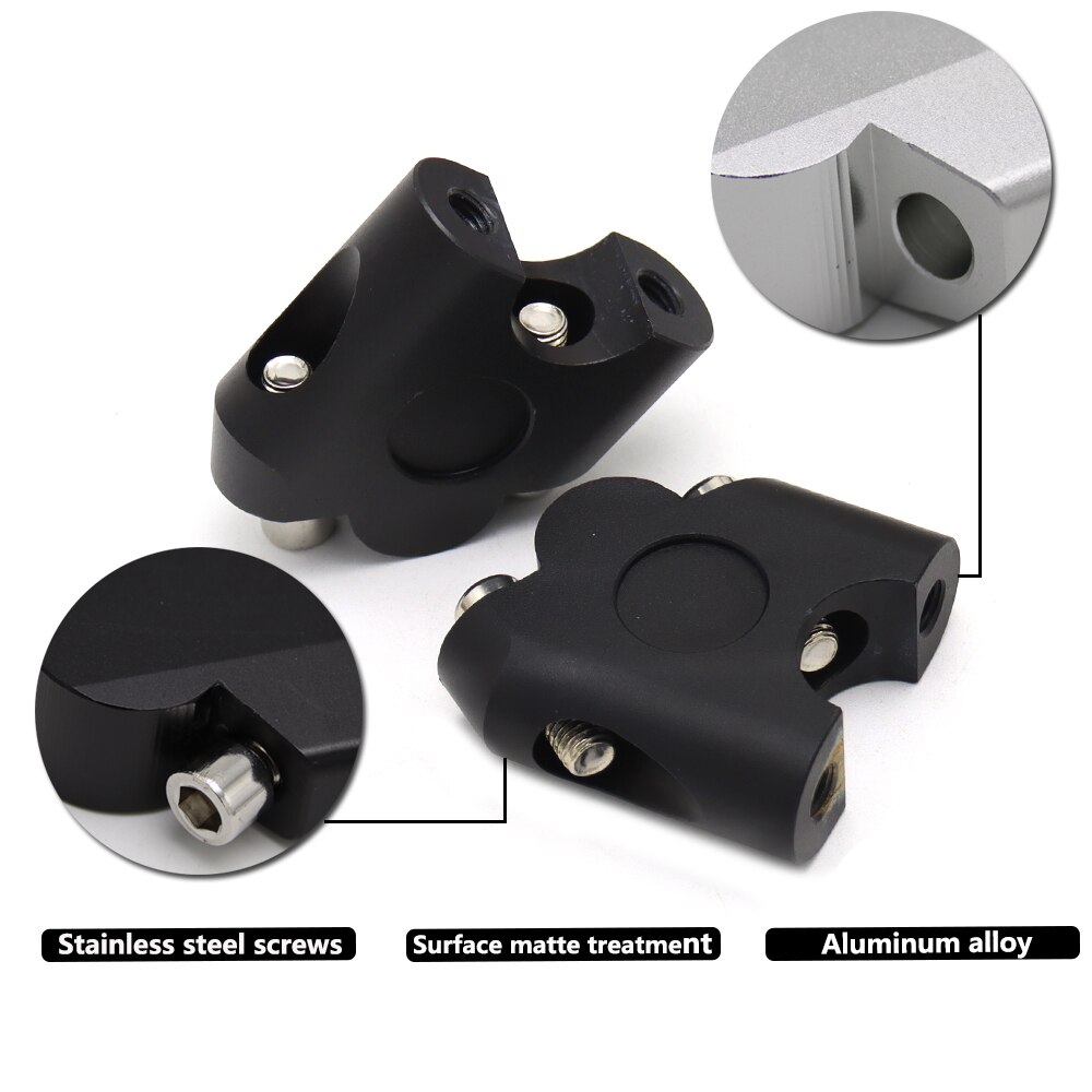 Collier de serrage universel pour guidon de moto, 22mm, 7/8 &quot;, adaptateur d&#39;extension pour KAWASAKI Z800 Z900