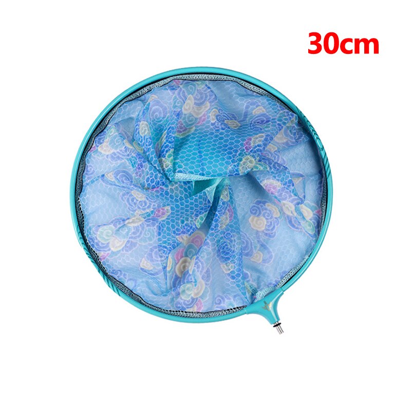 Filet de pêche télescopique pliable en carbone, 2.1M 3M, à longue poignée, équipement pour la pêche, X437B: 30m net Blue