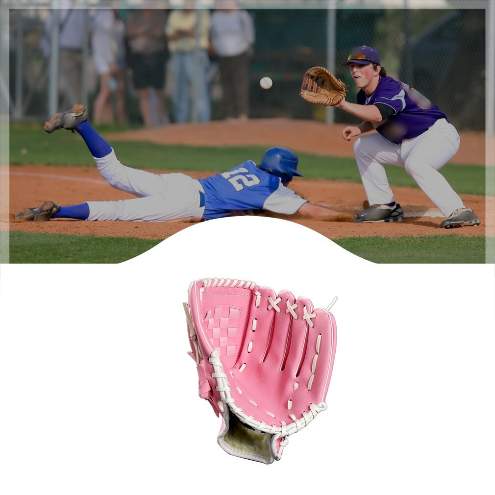 Outdoor Sports Baseball Glove Softball Practice Equipment Size 9.5/10.5/11.5/12.5 Left Hand for Adult Man Woman Training