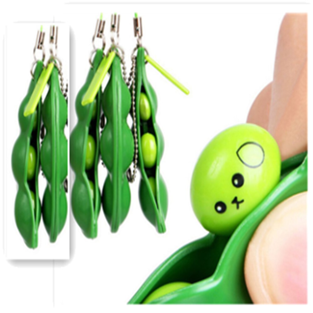 Fidget Toys Pops Anti Stress Adult Infinite Squeeze Edamame Toys Good For Keeping Your Hands Busy Relieving Stress