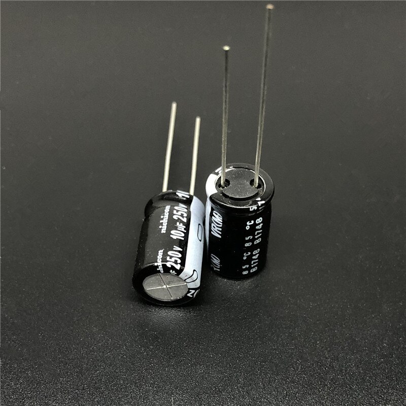 10 Pcs/100 Pcs 10 Uf 250V Nichicon Vr Serie 10X16 Mm 250V10uF Aluminium Elektrolytische Condensator