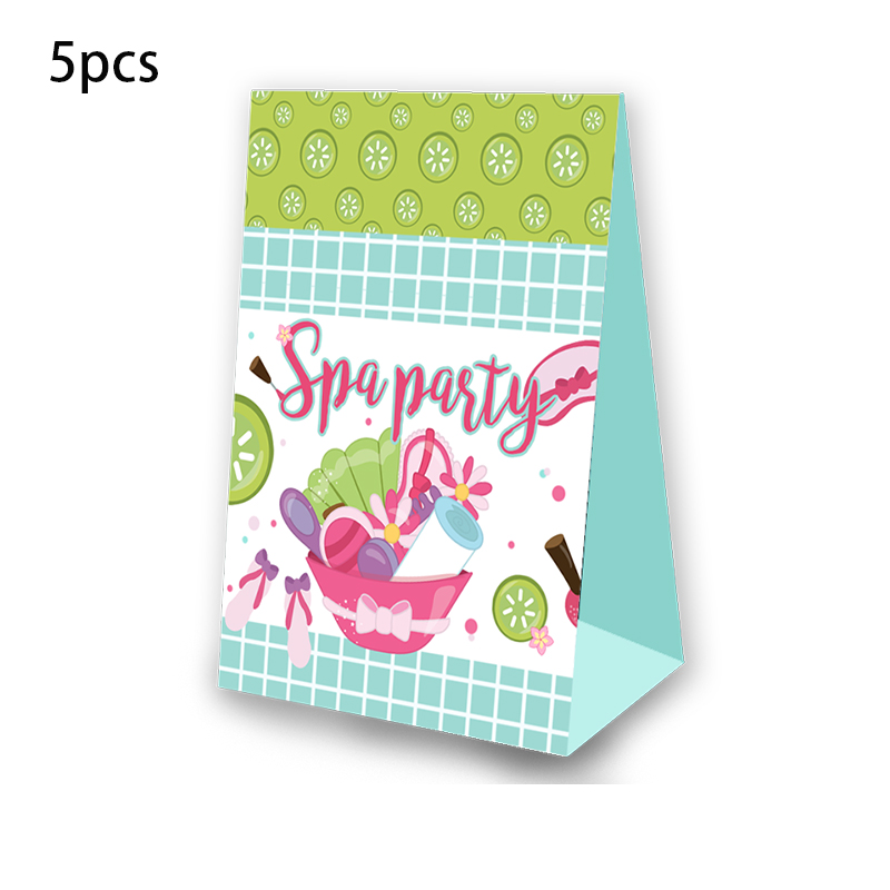 SPA Theme Party Favor Popcorn Box Candy Box Box theme Birthday Party Supplies Decoration Party Suppli: Candy Box-B-5PCS