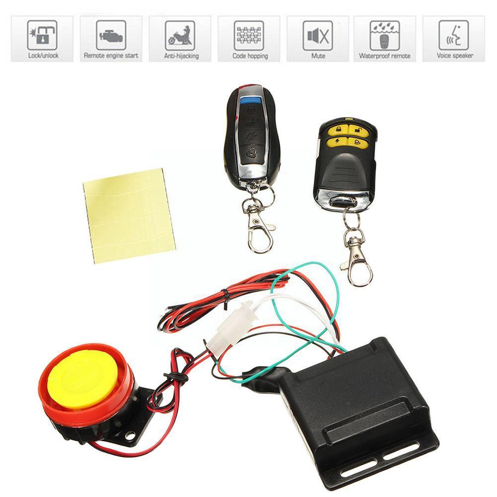 Pédale d&#39;alarme de moto, 12V, véhicule tout-terrain, petite couverture universelle, hôte Ultra, télécommande, Push P9U7
