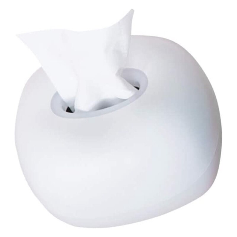 Tissue box led natlampe, tissue box cover, opbevaringshylde, papirhåndklæde opbevaringsboks sengebordslampe multifunktion genopladning